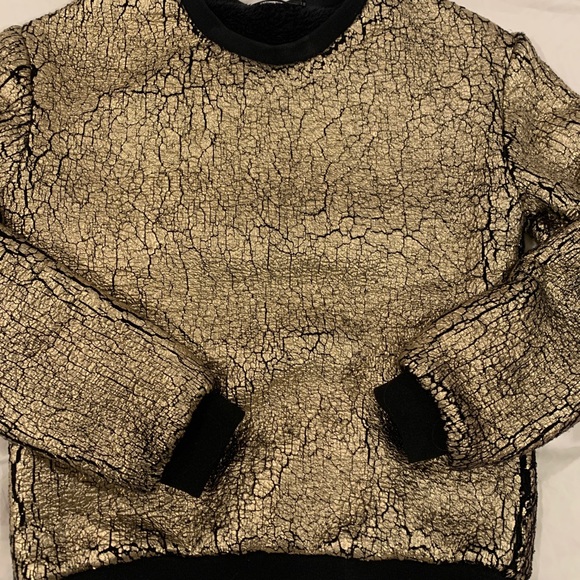 Fur crinkle crewneck - Picture 6 of 6